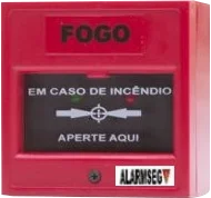 ACIONADOR MANUAL TIPO QUEBRE O VIDRO C/ PELÍCULA ADESIVA