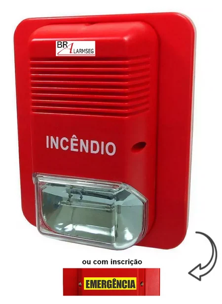 INDICADOR AUDIOVISUAL EM XENON DE ALTA LUMINOSIDADE