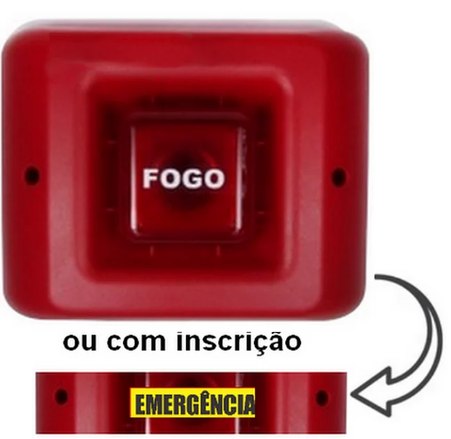 INDICADOR SONORO E VISUAL COM EFEITO STROBO