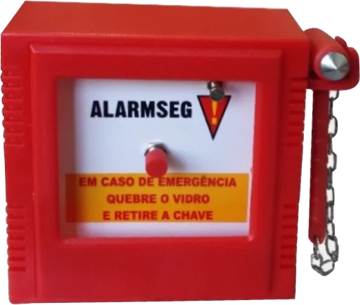 CAIXA EMERGÊNCIA PORTA CHAVE ALARMSEG
