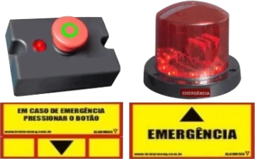 ALARME DE EMERGÊNCIA SEM FIO ALARMSEG
