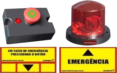 ALARME DE EMERGÊNCIA SEM FIO ALARMSEG