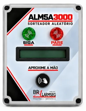 SORTEADOR ALEATÓRIO ALMSA3000 COM BOTÃO DE PROXIMIDADE (SEM TOQUE)