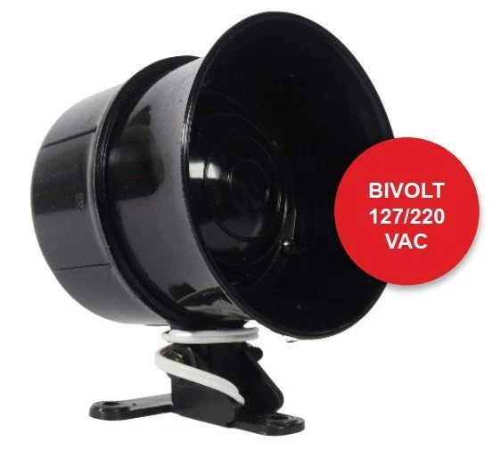 SIRENE PIEZOELETRICA BIVOLT