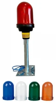 BRPG4001 SINALIZADOR BALIZADOR LUMINOSO COM MASTRO DE 400MM