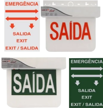 LUMINÁRIA AUTÔNOMA DE SAÍDA COM LEDS DE ALTO BRILHO EM PS