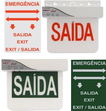 LUMINÁRIA AUTÔNOMA DE SAÍDA COM LEDS DE ALTO BRILHO EM PS