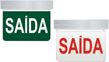 LUMINÁRIA AUTÔNOMA DE SAÍDA NORMAL/EMERGÊNCIA