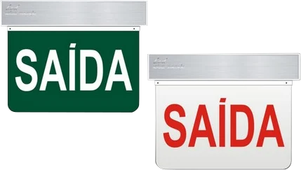 LUMINÁRIA AUTÔNOMA DE SAÍDA NORMAL/EMERGÊNCIA