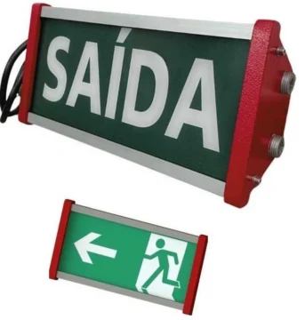 LUMINÁRIA DE SAÍDA A PROVA DE EXPLOSÃO