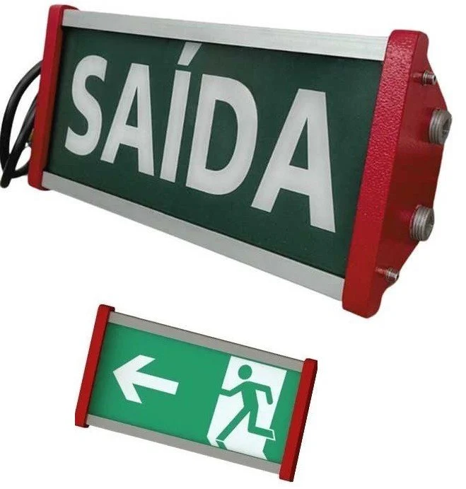 LUMINÁRIA DE SAÍDA A PROVA DE EXPLOSÃO