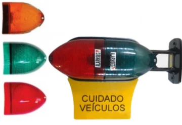 SINALIZADOR DE GARAGEM COM LEDS DE ALTO BRILHO