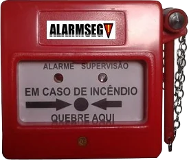 ACIONADOR MANUAL COM MARTELO E LEDS DE SUPERVISÃO