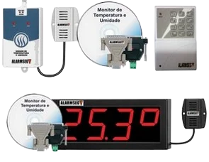 MONITOR DE TEMPERATURA/UMIDADE - CONEXÃO ETHERNET